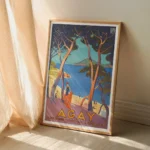 Affiche vintage Agay - Côte d’Azur PLM - Roger Broders 1928 – Image 6
