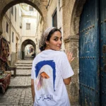 Tshirt femme au hayek - Style Algérien Traditionnel | Dzeco Art – Image 2