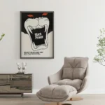affiche black power vintage poster panthere noire droits civiques militant dzeco art