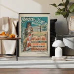affiche publicitaire vintage cafe cafeine du yemen albert guillaume belle epoque femme orientale réclame pharmacie paris retro poster dzecoart