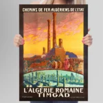 Affiche Vintage Timgad Algérie Romaine 1925 | DzecoArt – Image 2