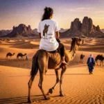 T-Shirt Hoggar Tamanrasset Algérie Vintage Chic – Image 2